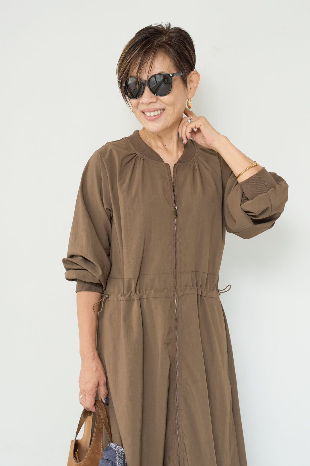 ブルゾンデザインワンピース