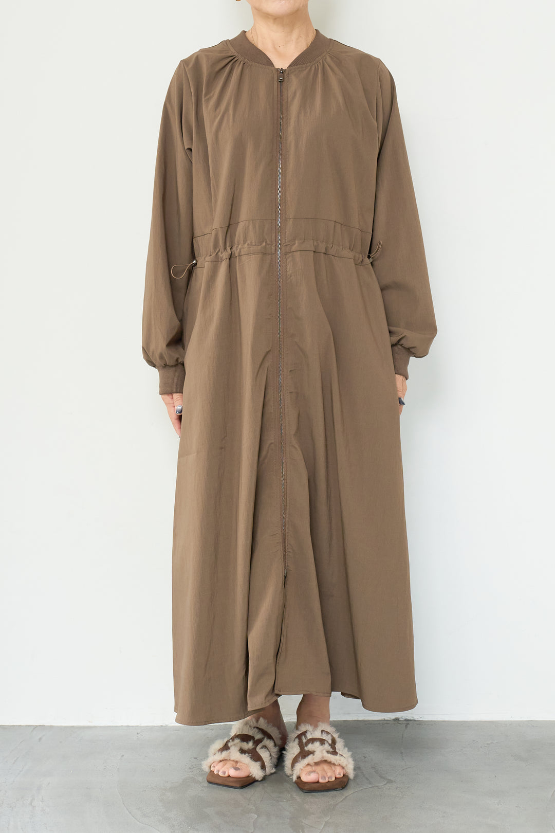 ブルゾンデザインワンピース