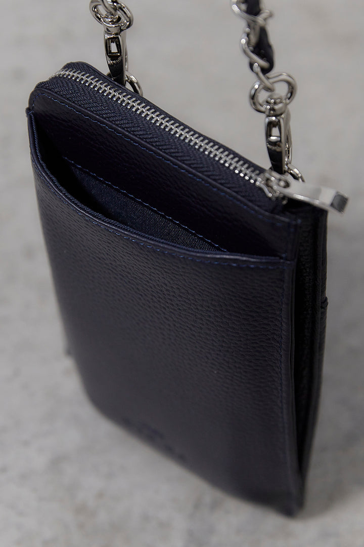 100% cowhide hands-free bag silverchainstrap × Kazuko Kondo collaboration 