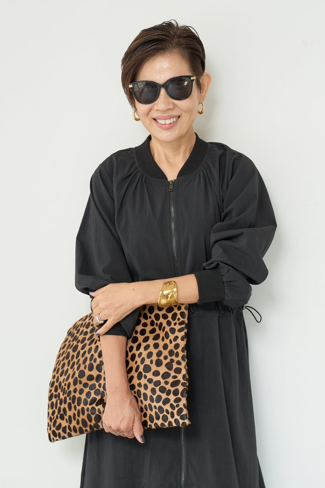 ブルゾンデザインワンピース