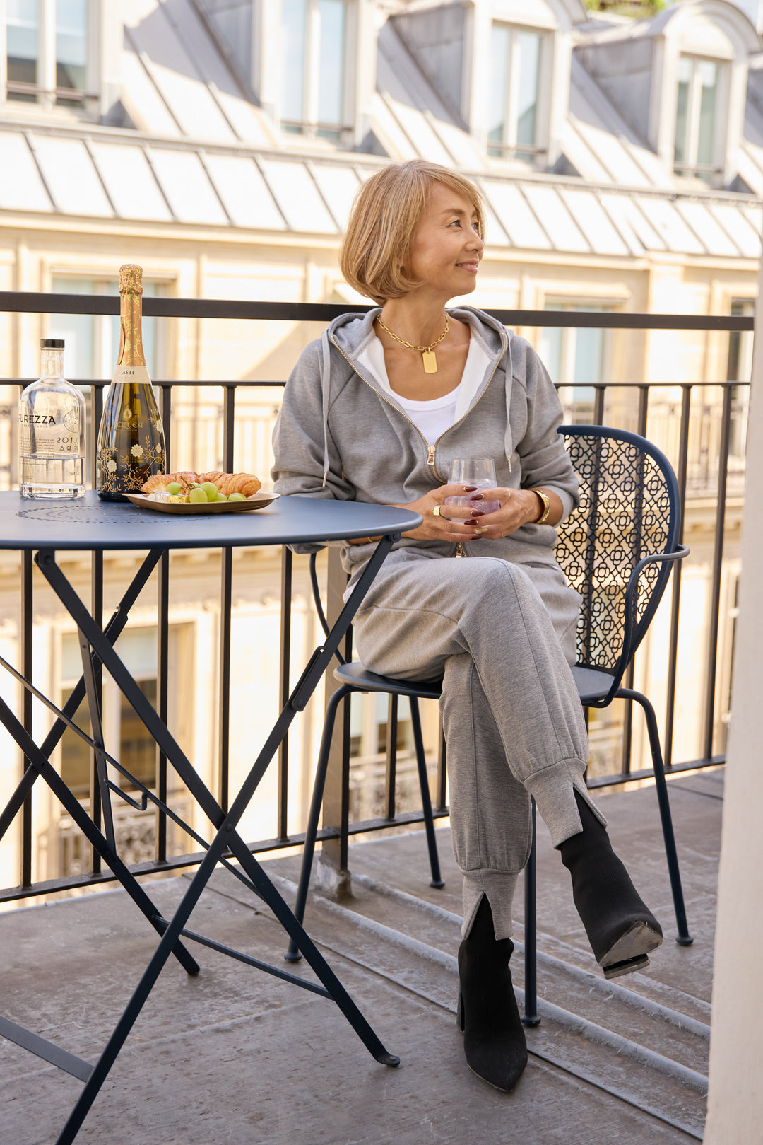 【REIKOコラボ】スウェット起毛ジョガーパンツ