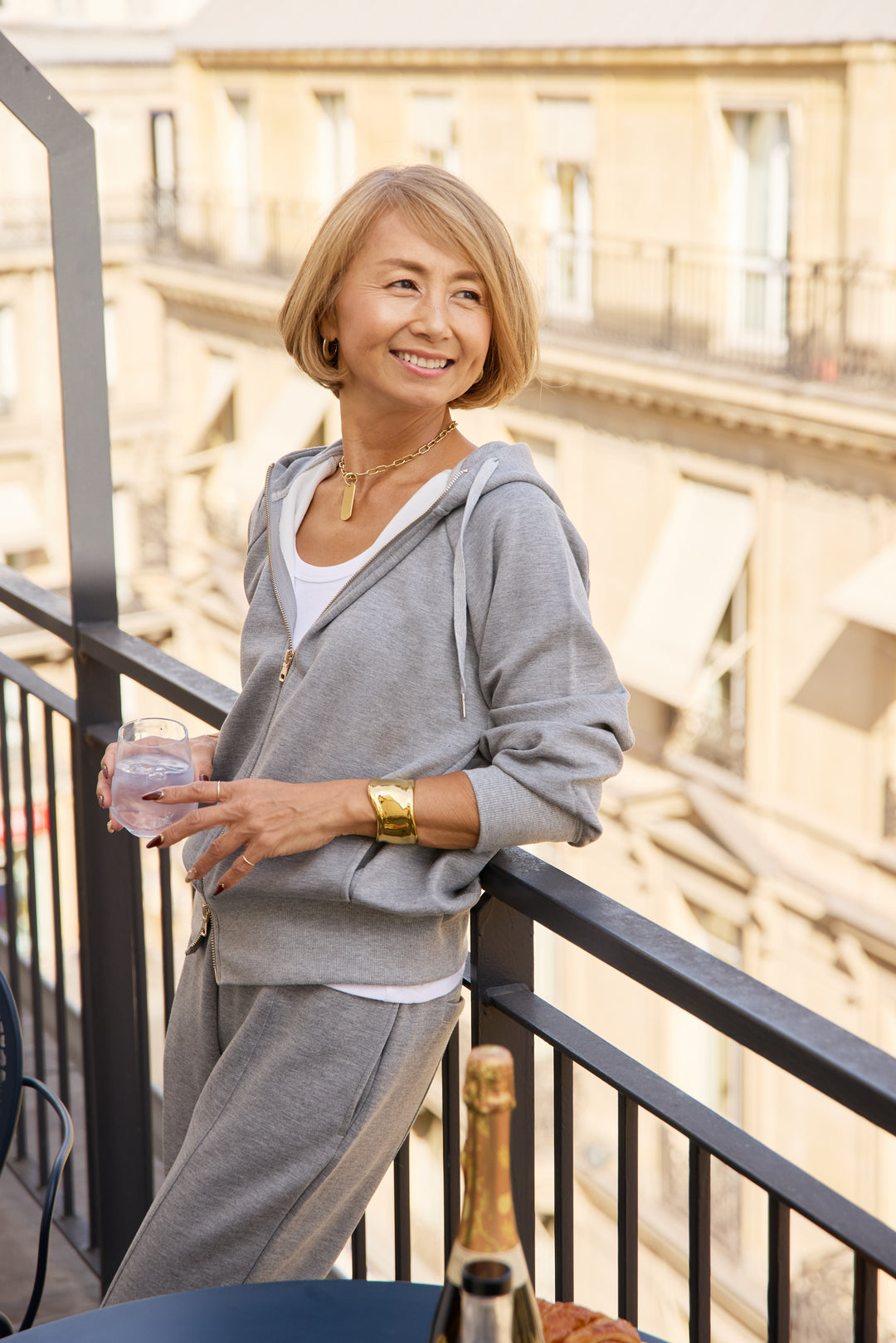 【REIKOコラボ】スウェット起毛ジョガーパンツ