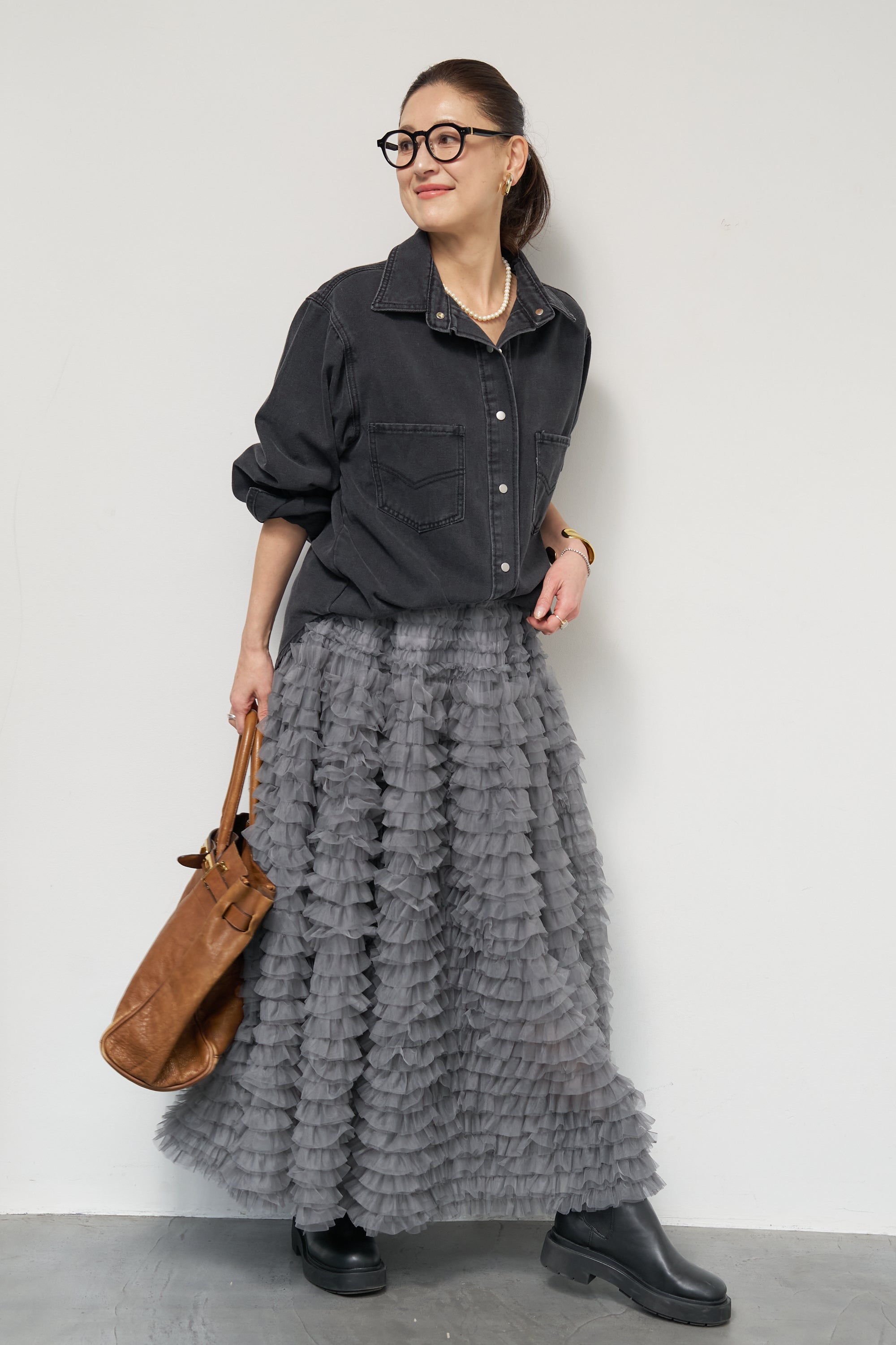 ソフトデニムオーバーシャツ – plusotoha