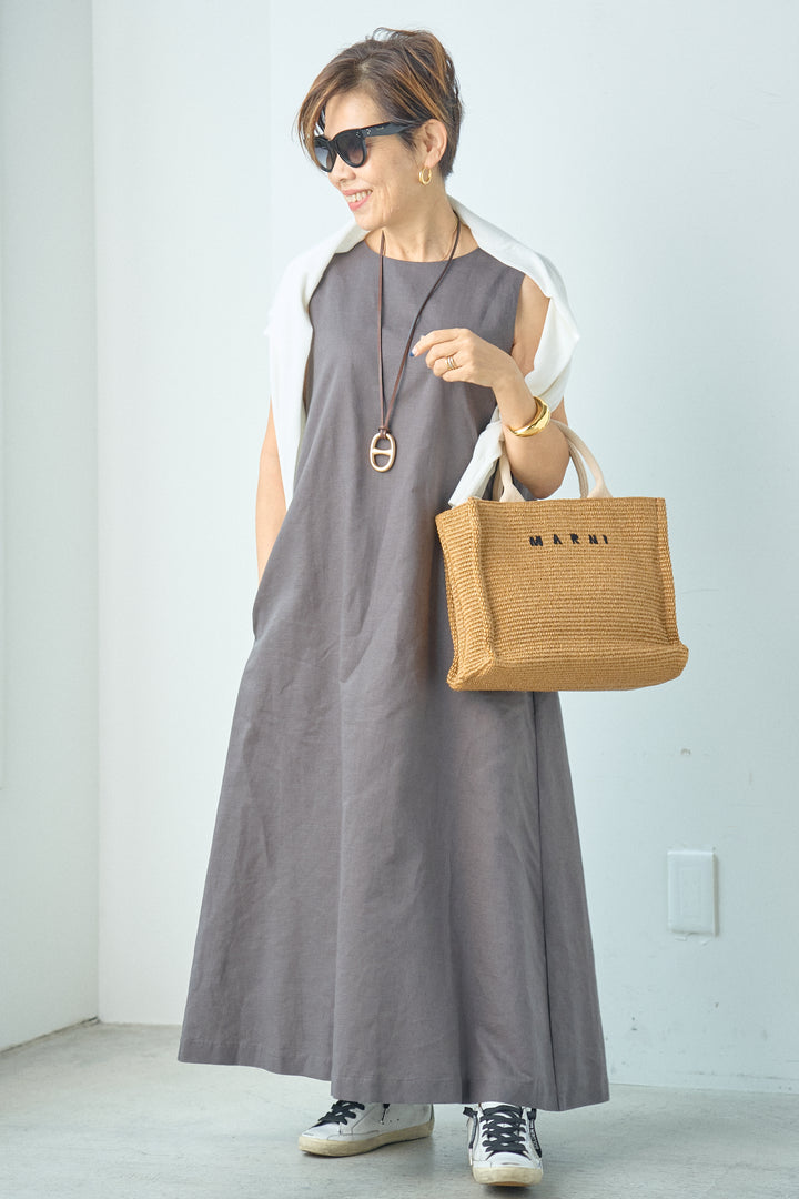 Linen long dress