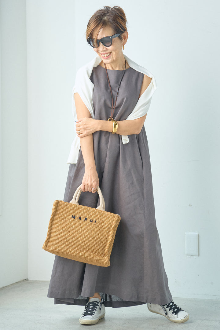 Linen long dress