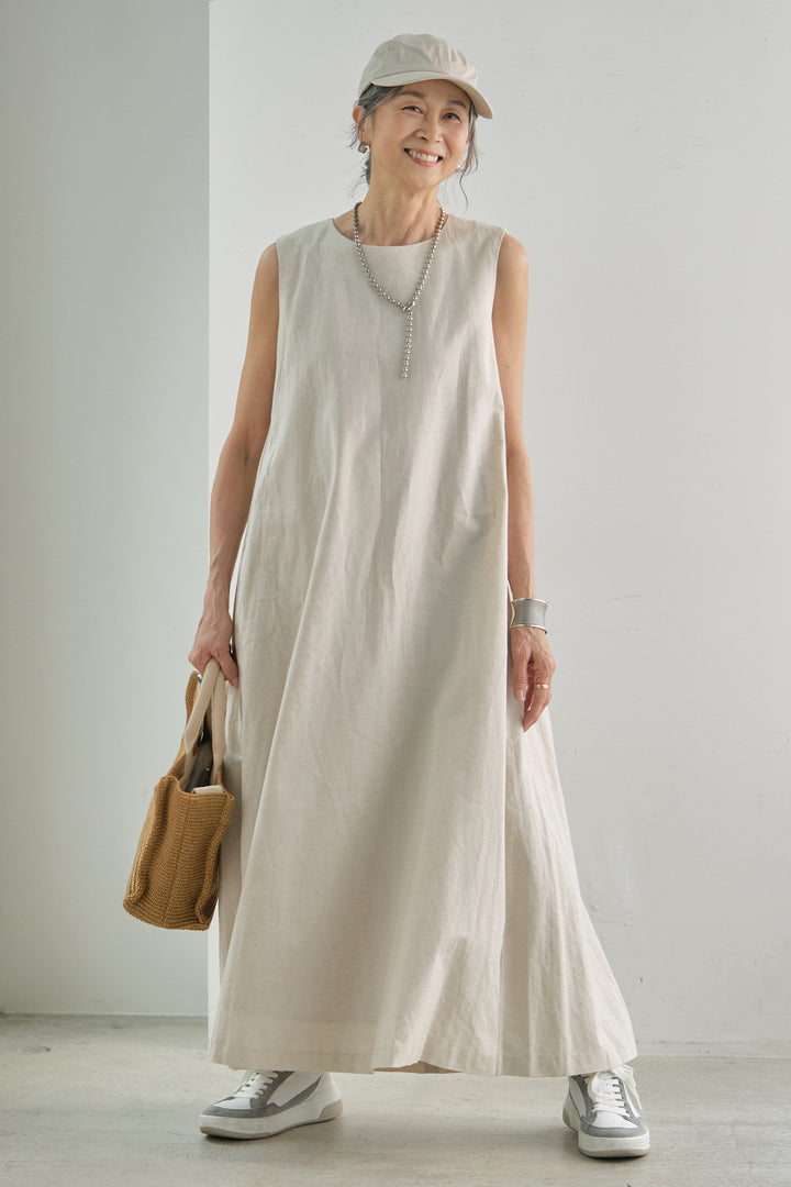 Linen long dress