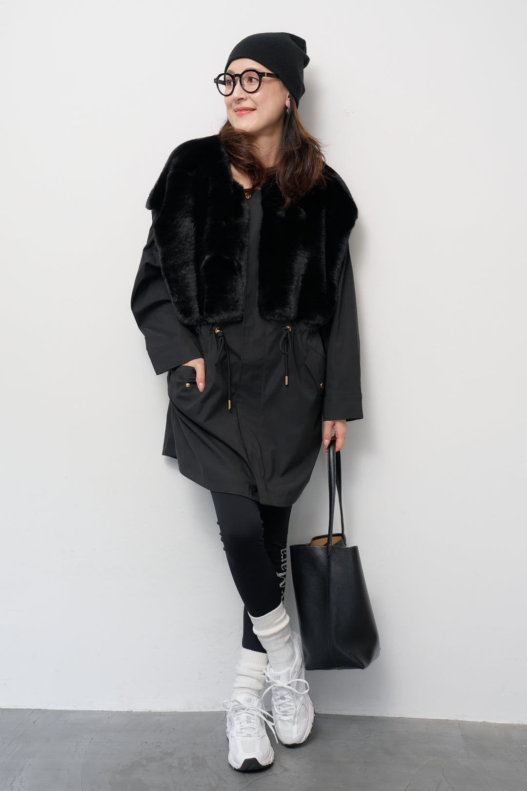 シープボアボリュームスリーブジャケット