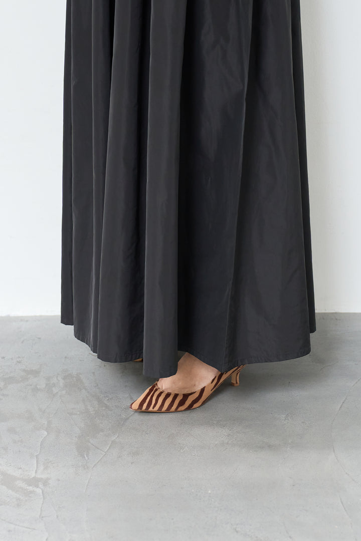 バイカラーニットワンピース