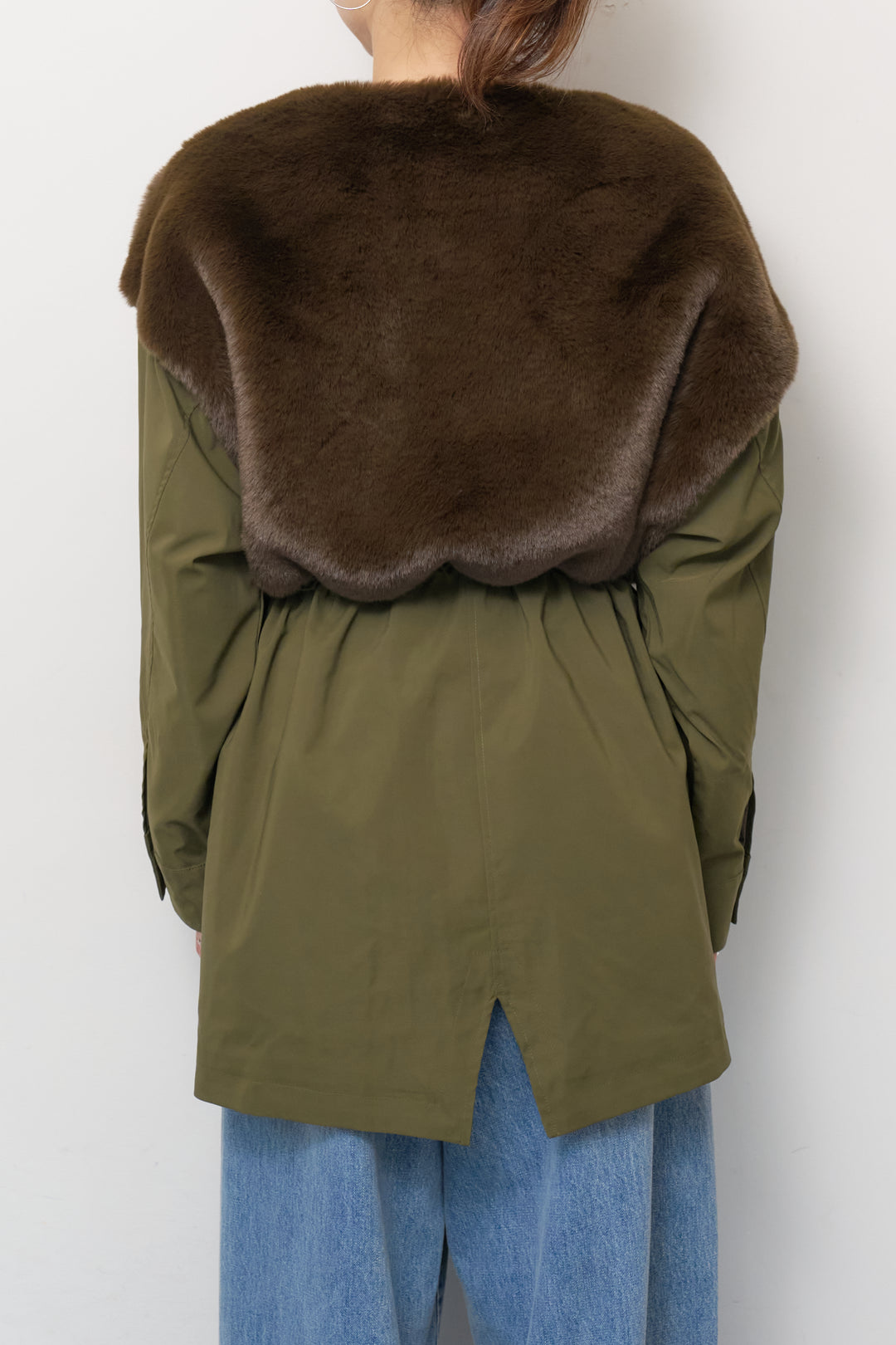 シープボアボリュームスリーブジャケット