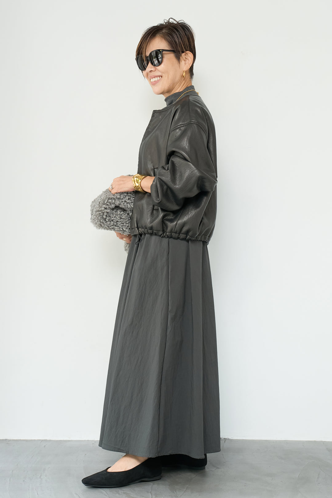 布帛切替ワンピース