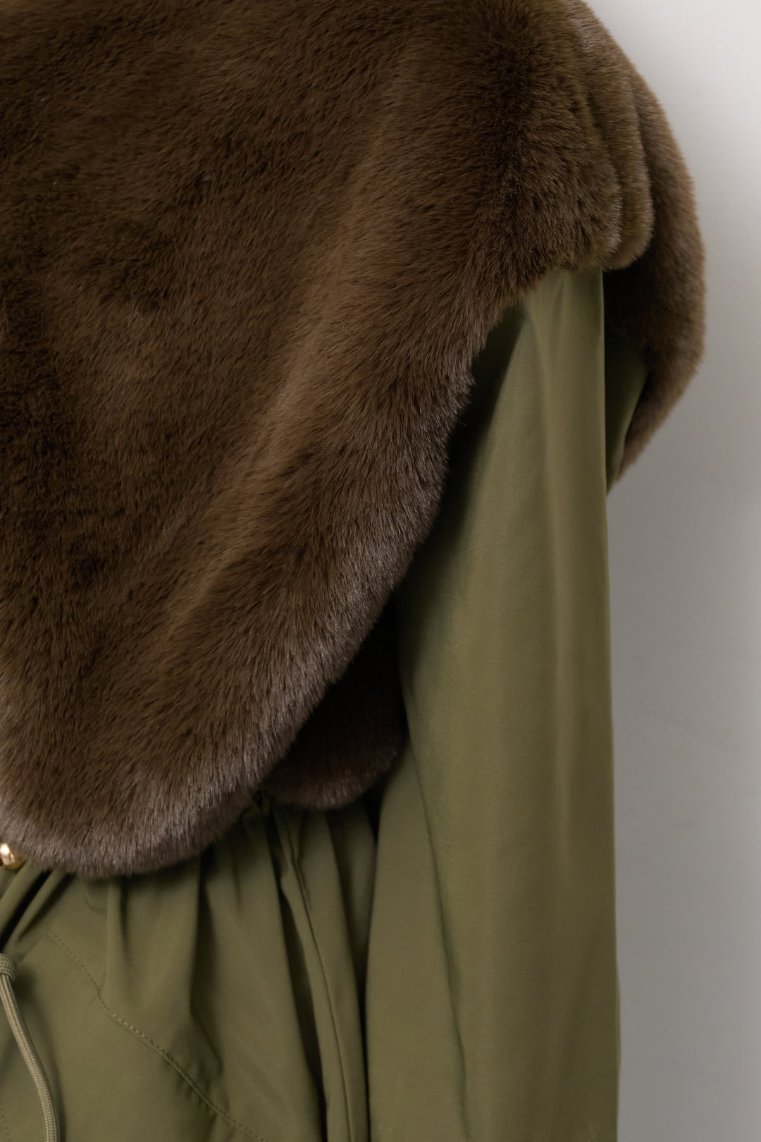 シープボアボリュームスリーブジャケット