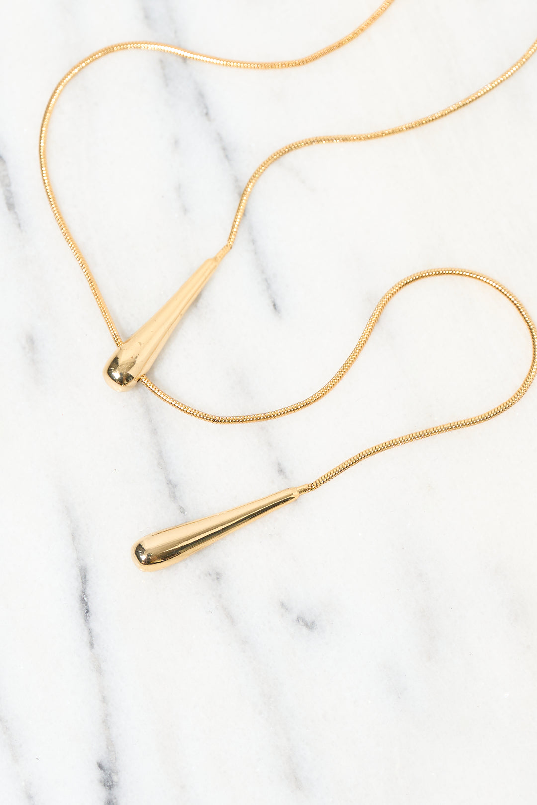 ドロップデザインネックレス