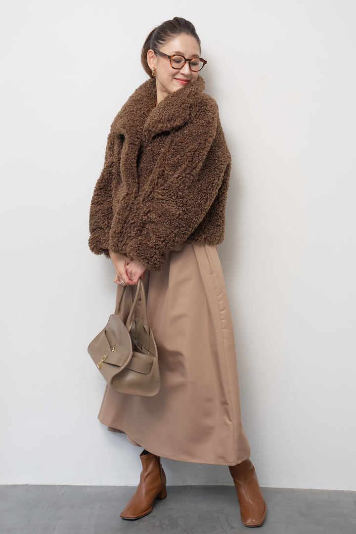 ボリュームボアショートジャケット