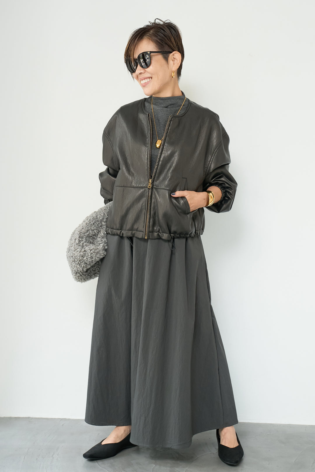 布帛切替ワンピース