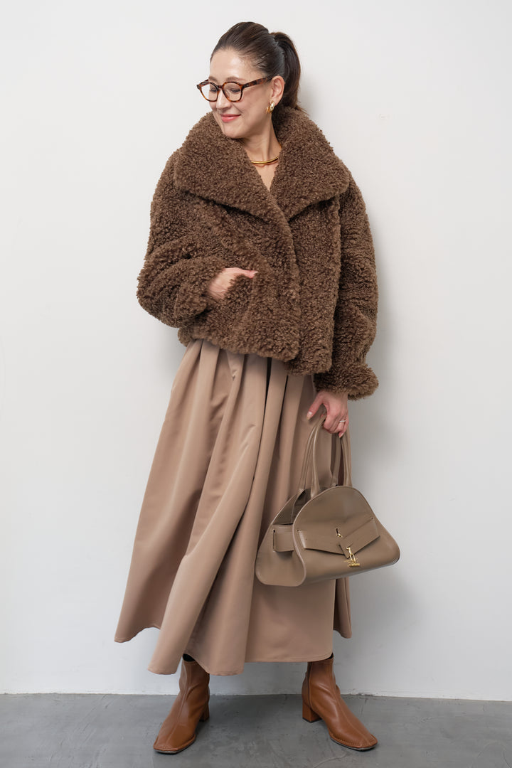 ボリュームボアショートジャケット