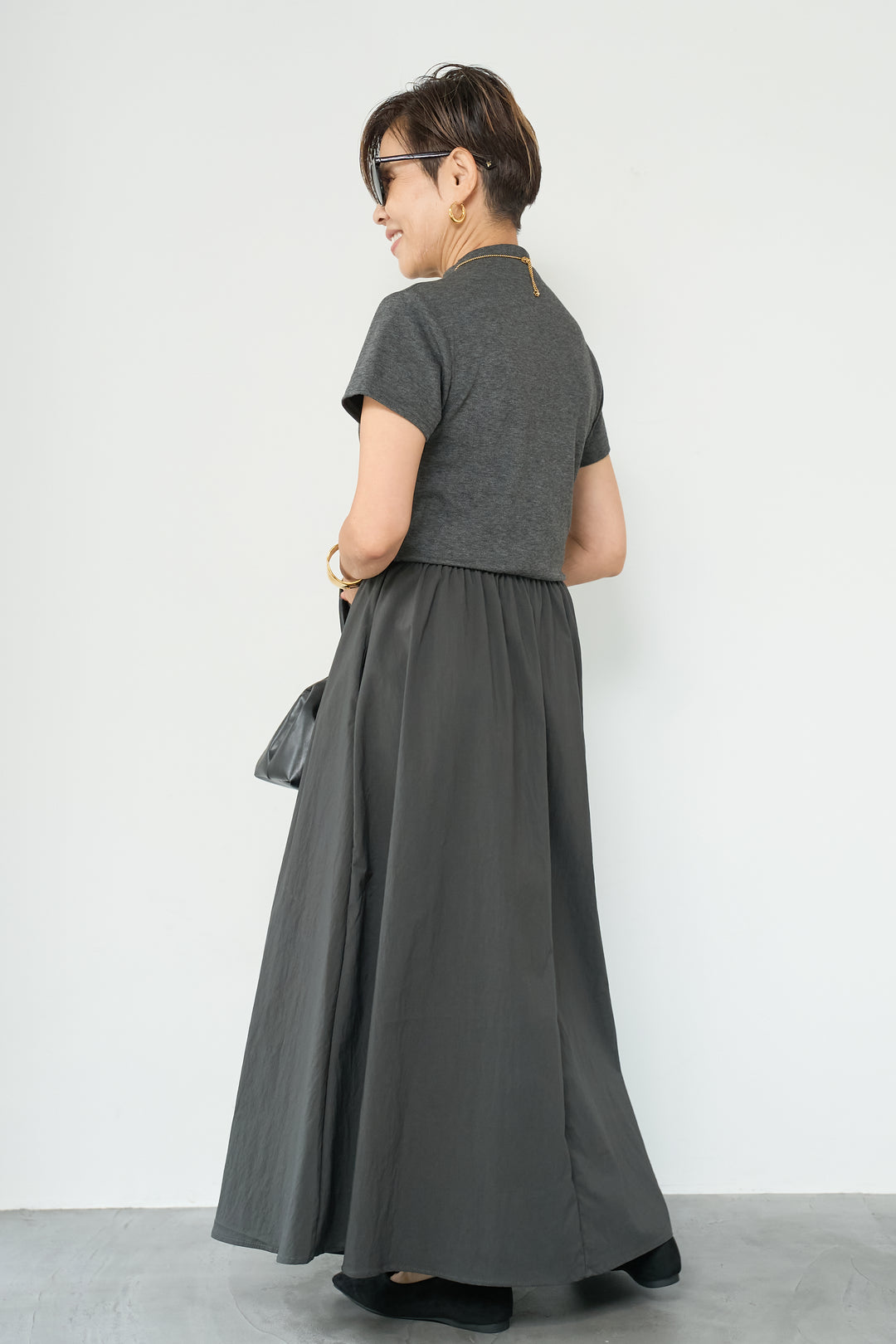 布帛切替ワンピース