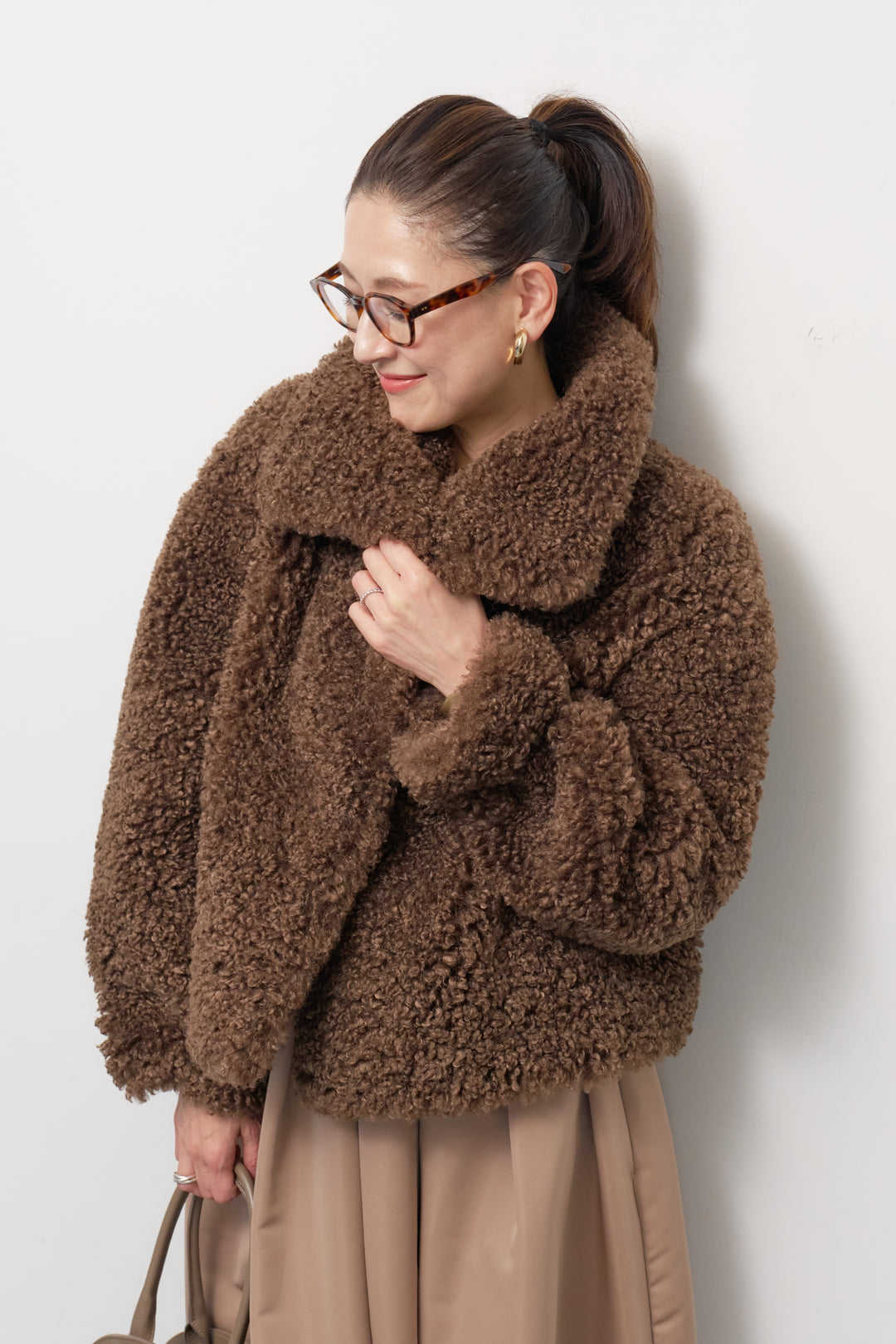 ボリュームボアショートジャケット