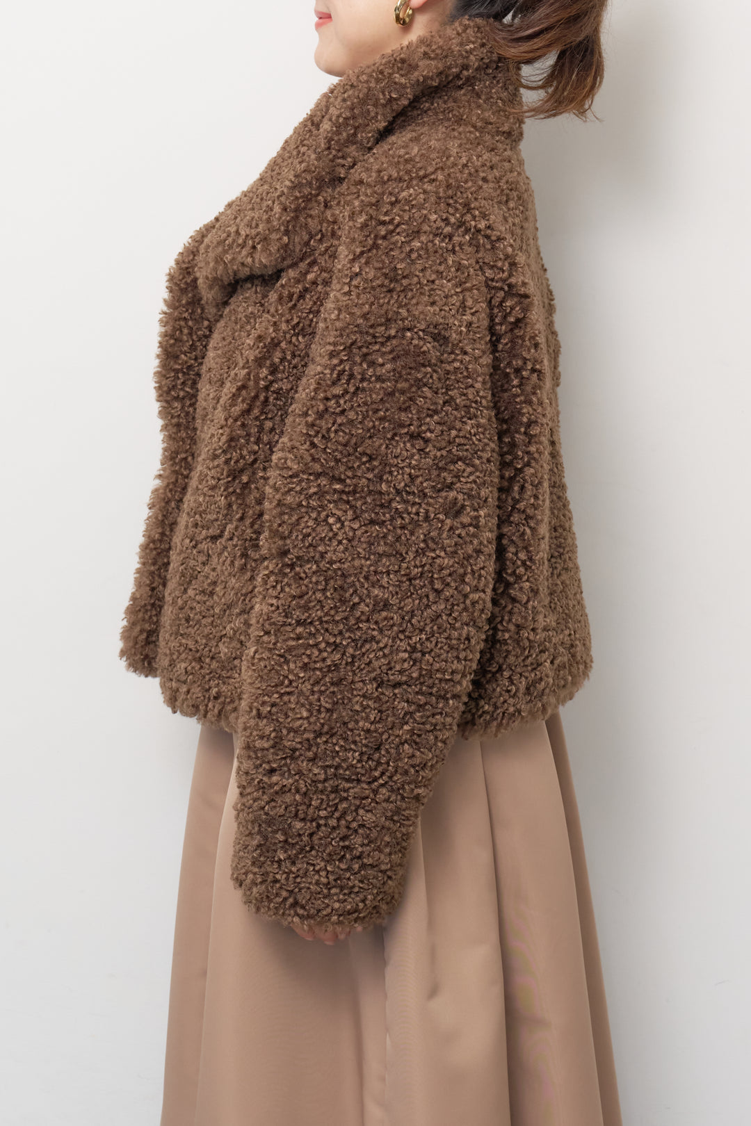 ボリュームボアショートジャケット