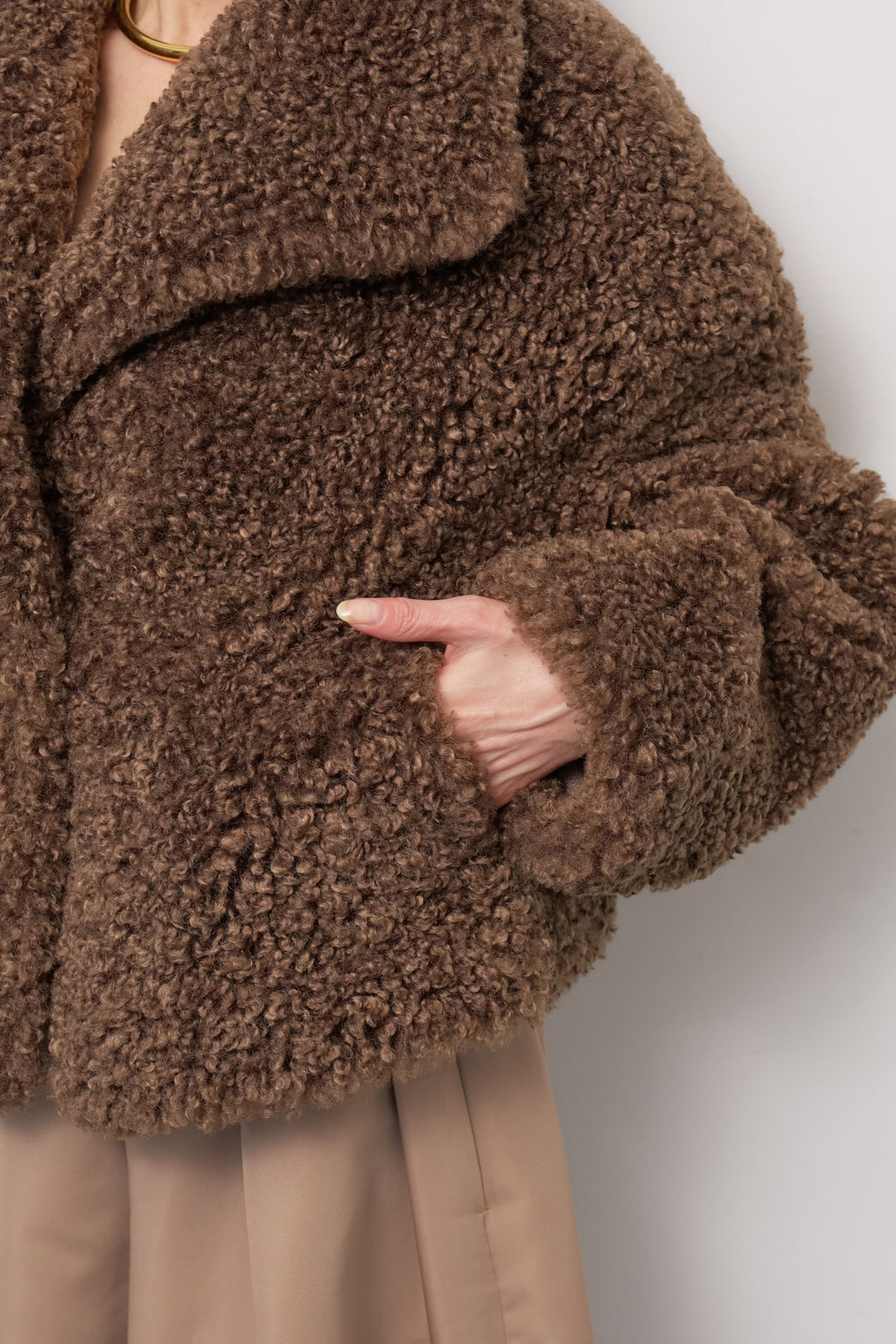 ボリュームボアショートジャケット