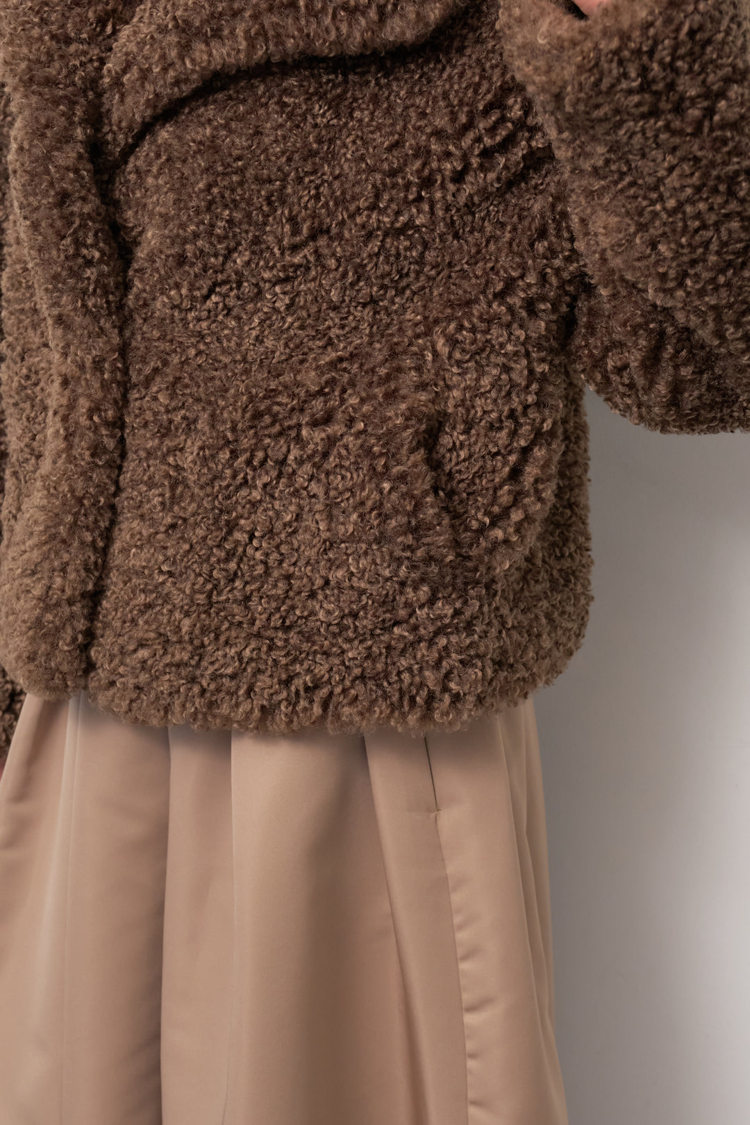 ボリュームボアショートジャケット