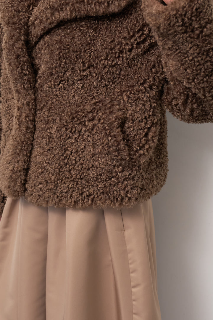 ボリュームボアショートジャケット