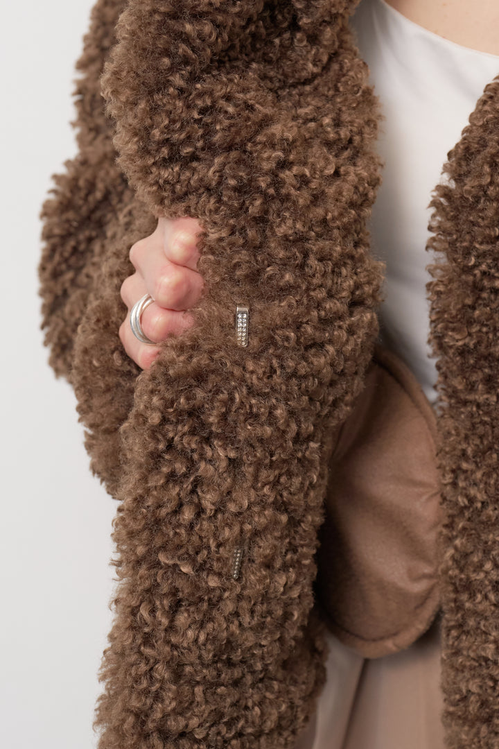 ボリュームボアショートジャケット