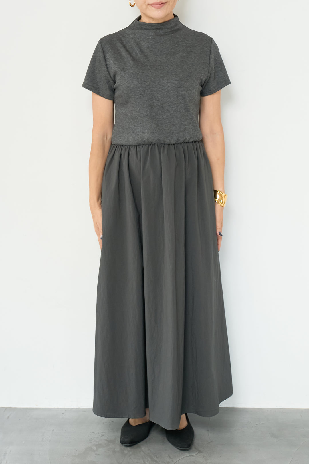 布帛切替ワンピース