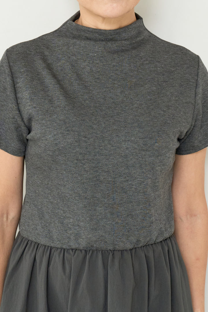 布帛切替ワンピース