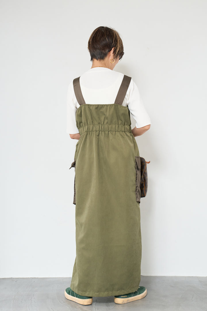 異素材切替ミリタリージャンスカ