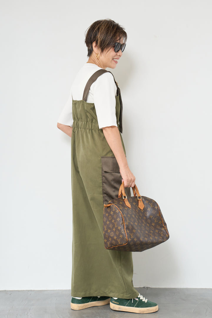 異素材切替ミリタリージャンスカ