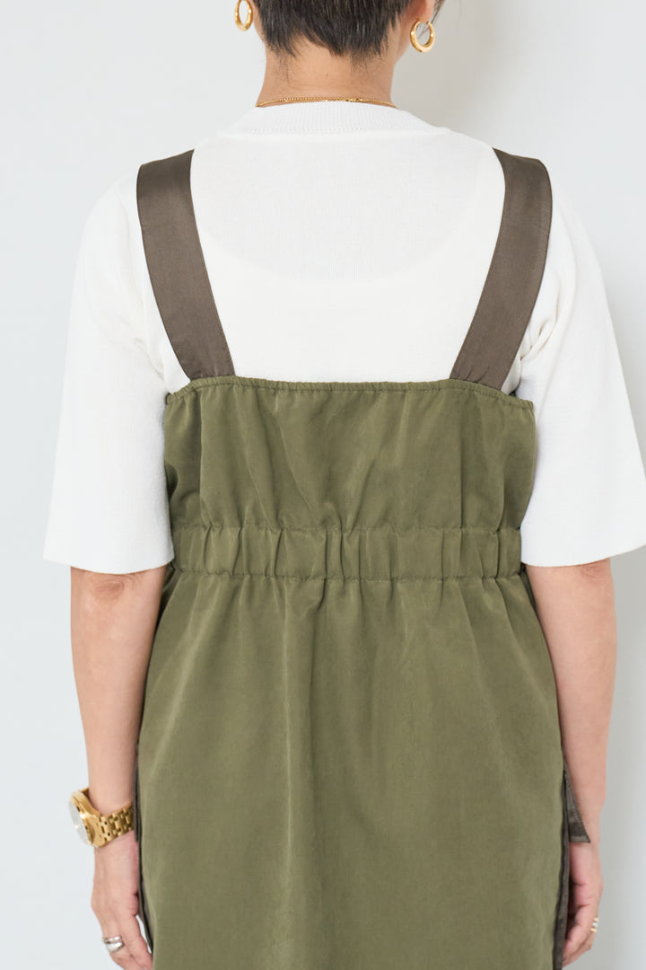 異素材切替ミリタリージャンスカ