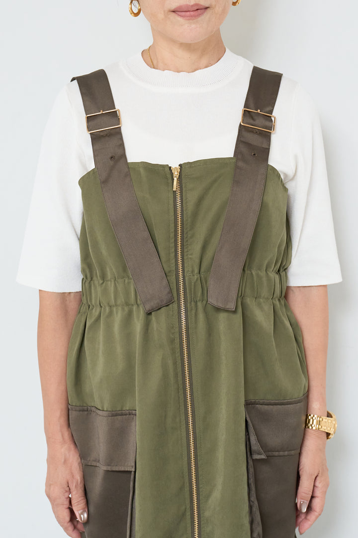 異素材切替ミリタリージャンスカ