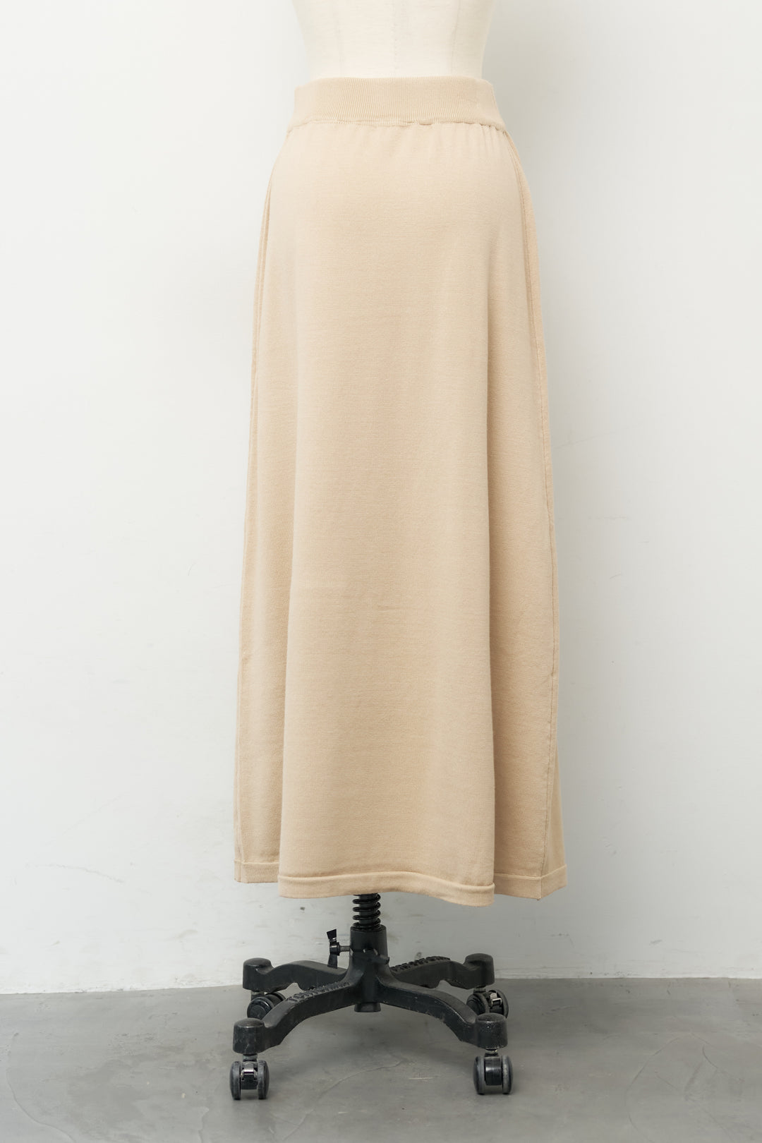 【2SET】ハイローヘムトップス＆スカート ニットセットアップ