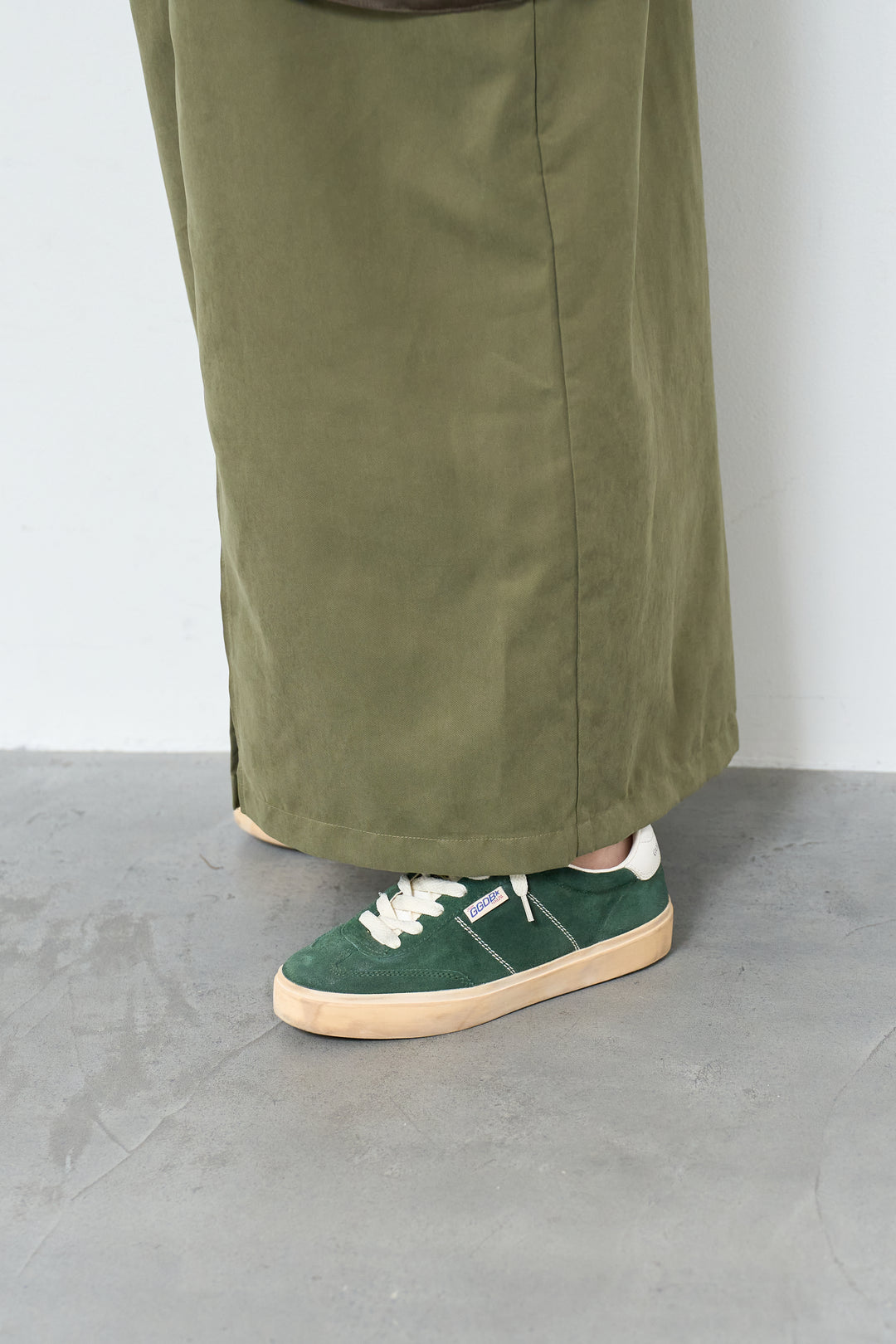 異素材切替ミリタリージャンスカ