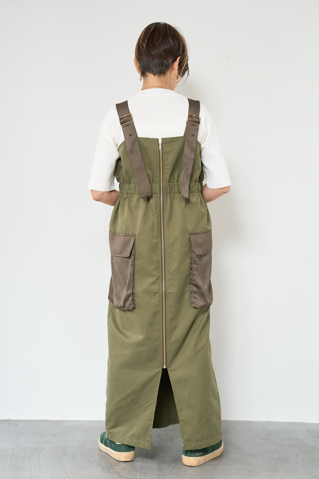 異素材切替ミリタリージャンスカ