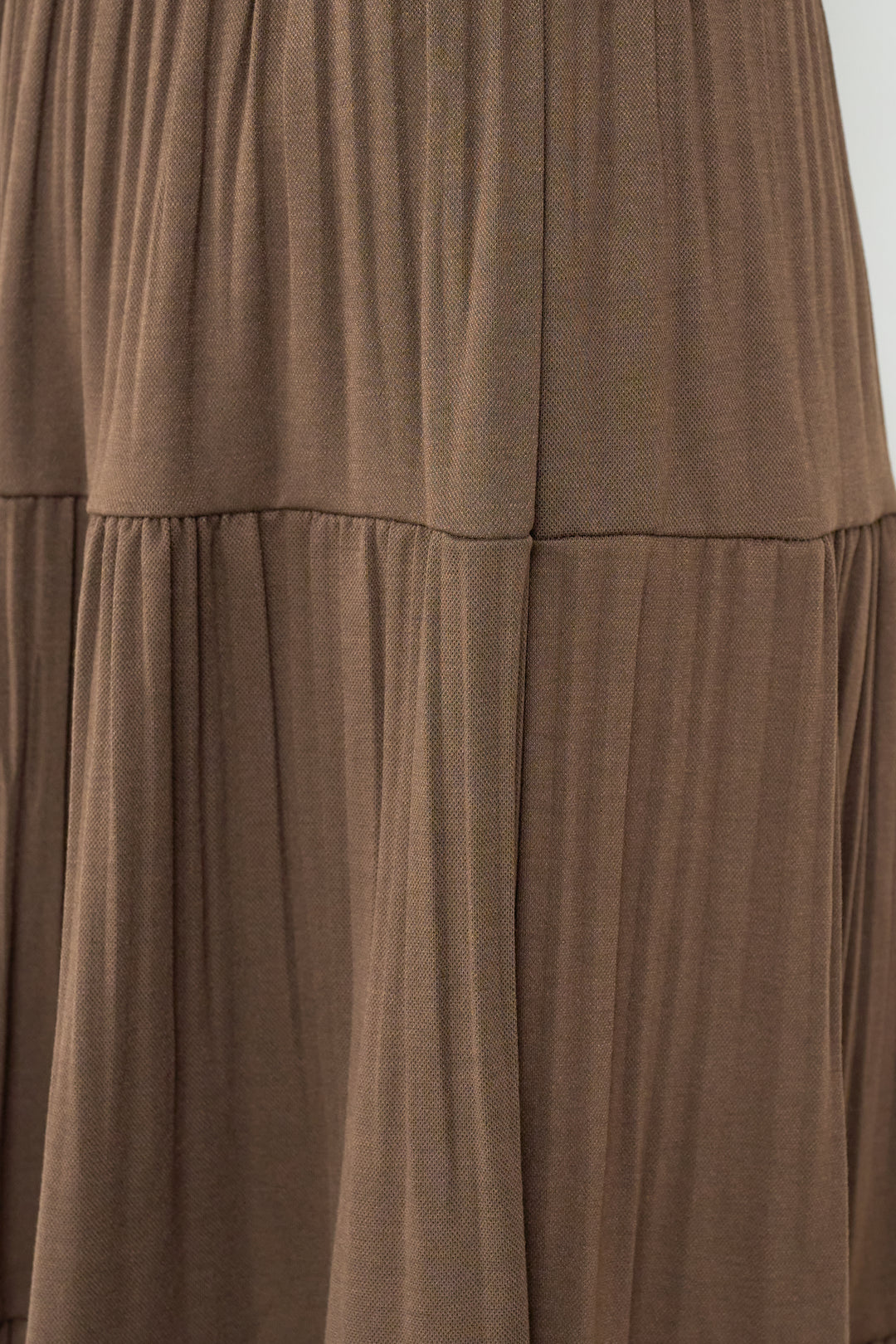 ドルマンニット＋プリーツティアードスカート