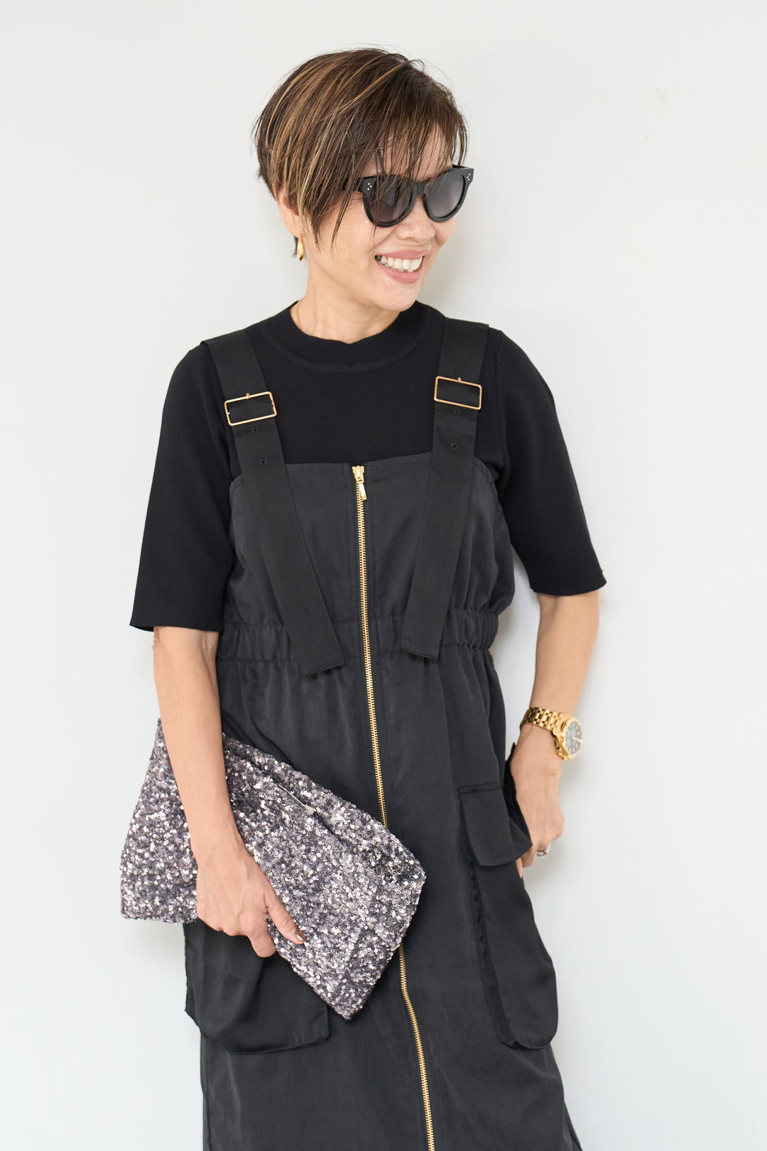 異素材切替ミリタリージャンスカ