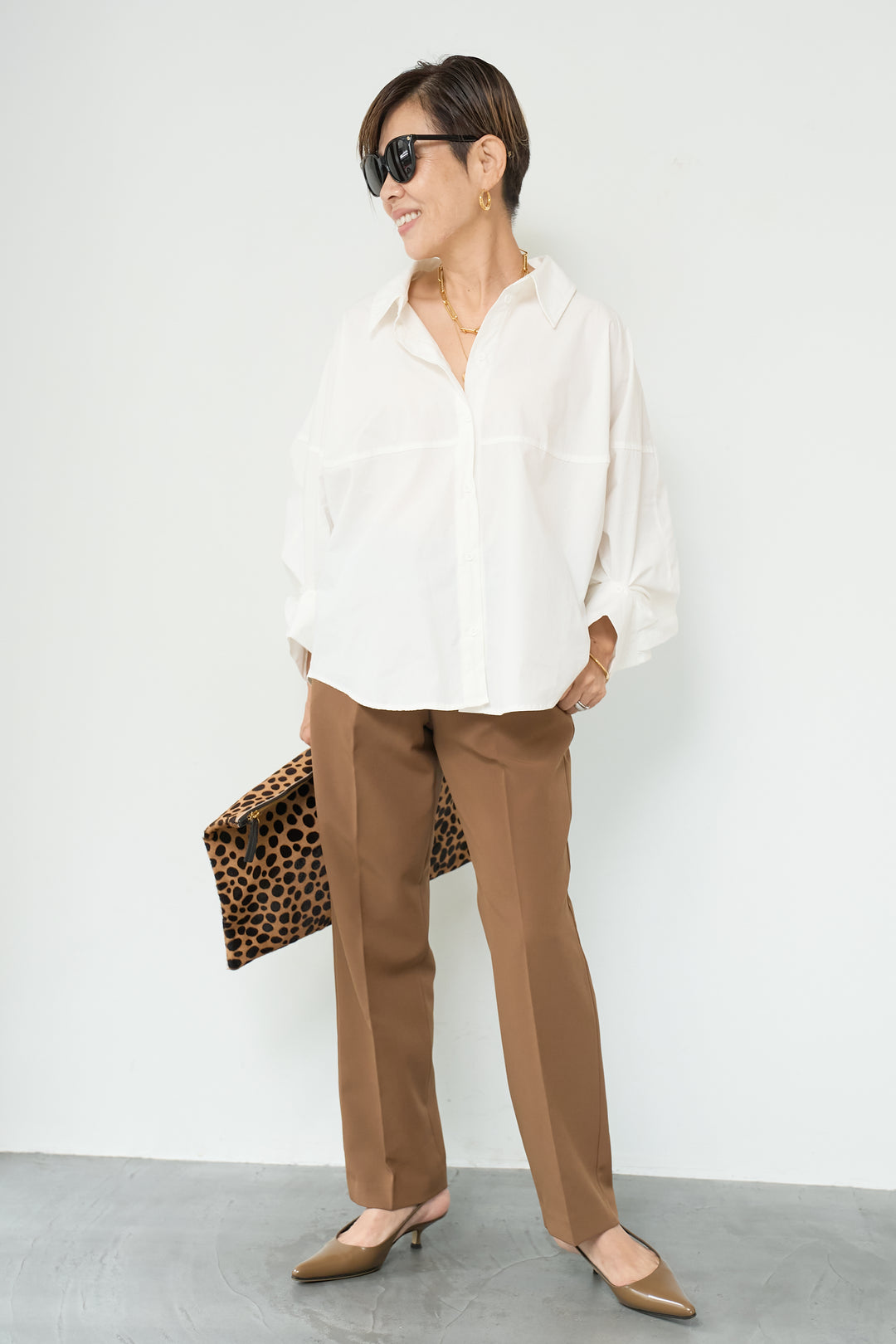 2WAYタックスリーブシャツ