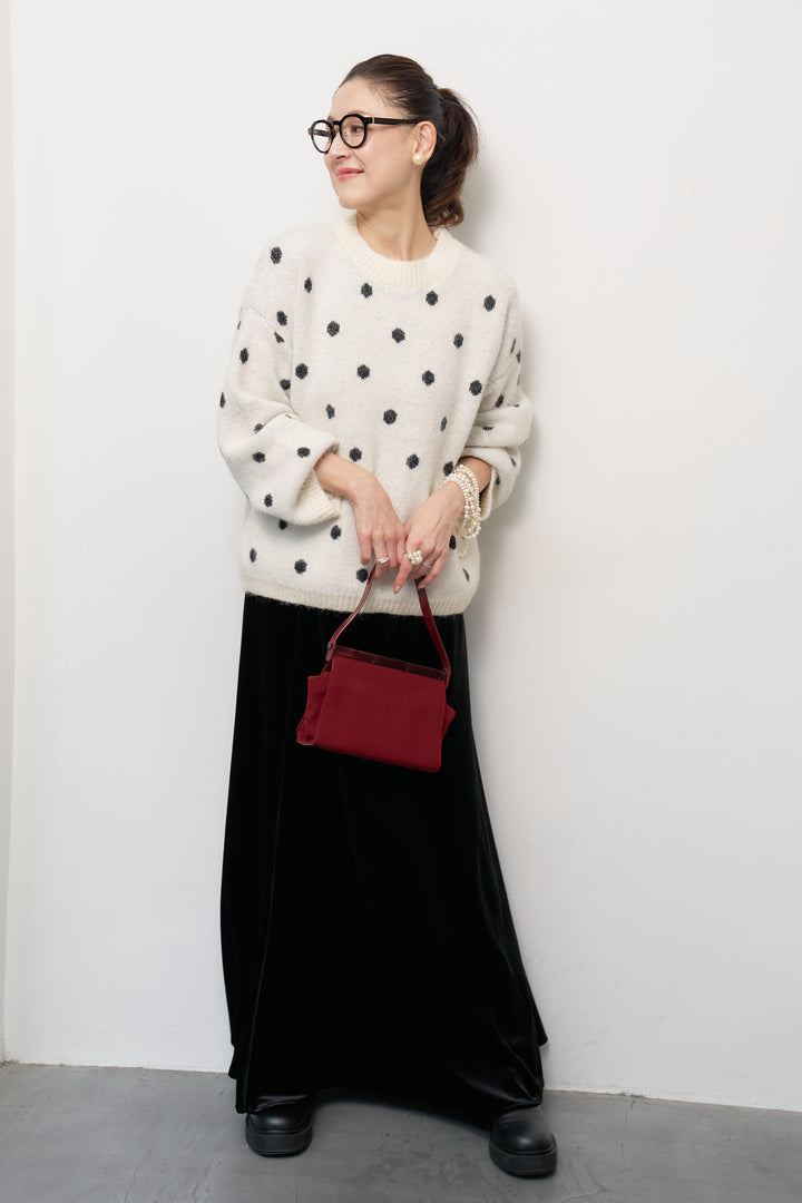 ベロアロングスカート