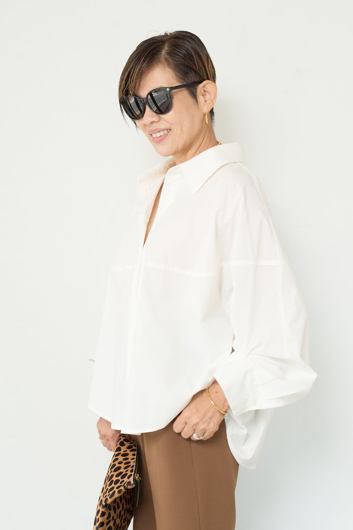 2WAYタックスリーブシャツ