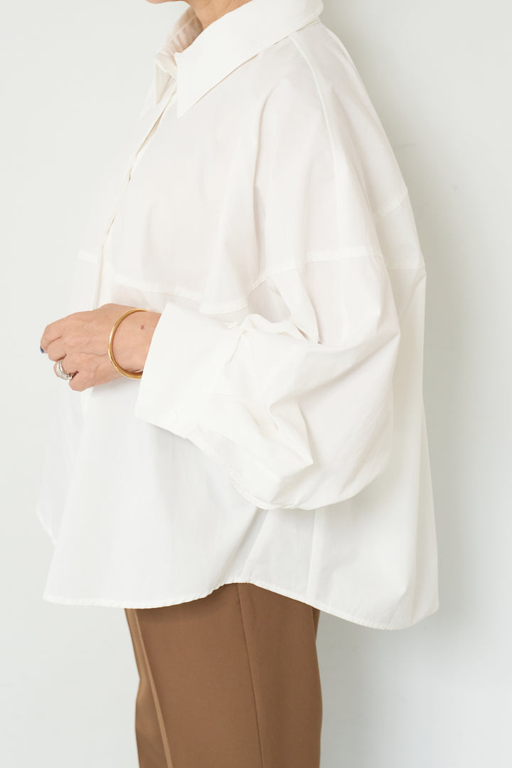 2WAYタックスリーブシャツ