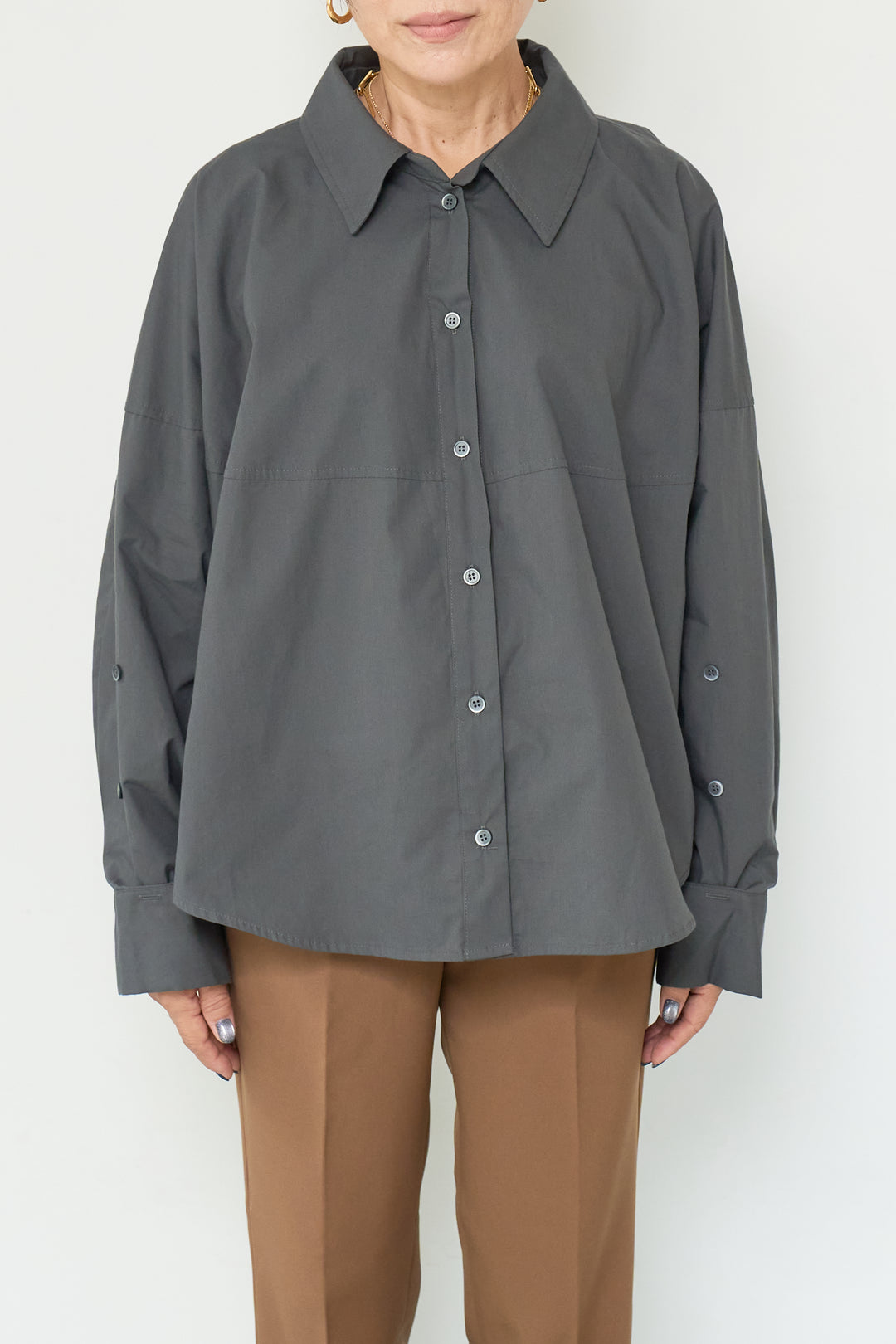 2WAYタックスリーブシャツ