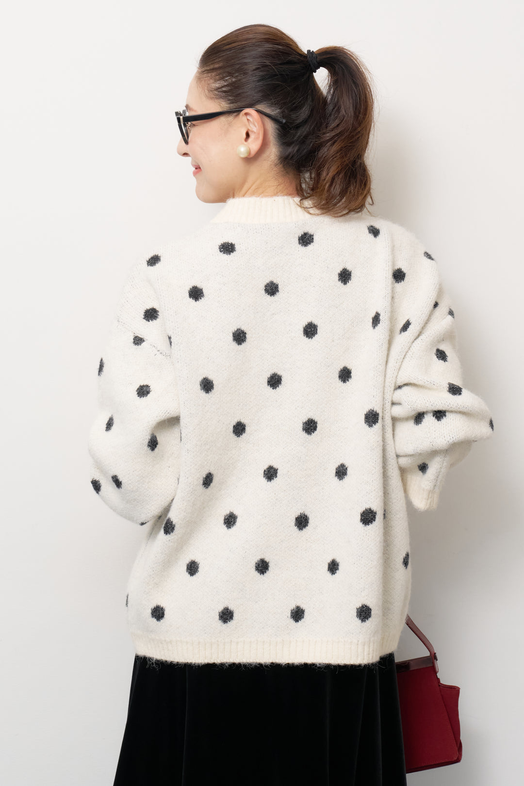 フラッフィードットニットプルオーバー