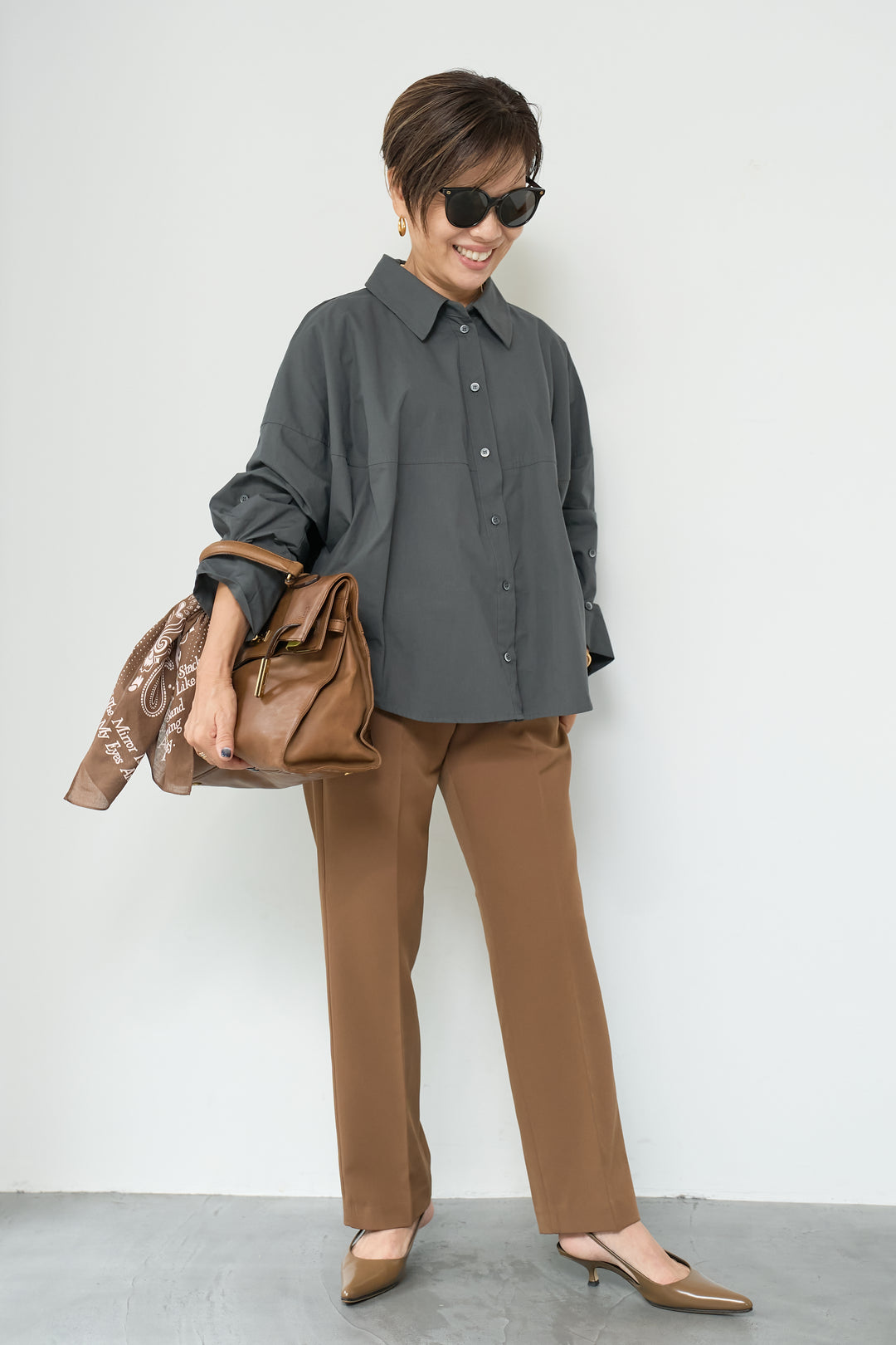 2WAYタックスリーブシャツ