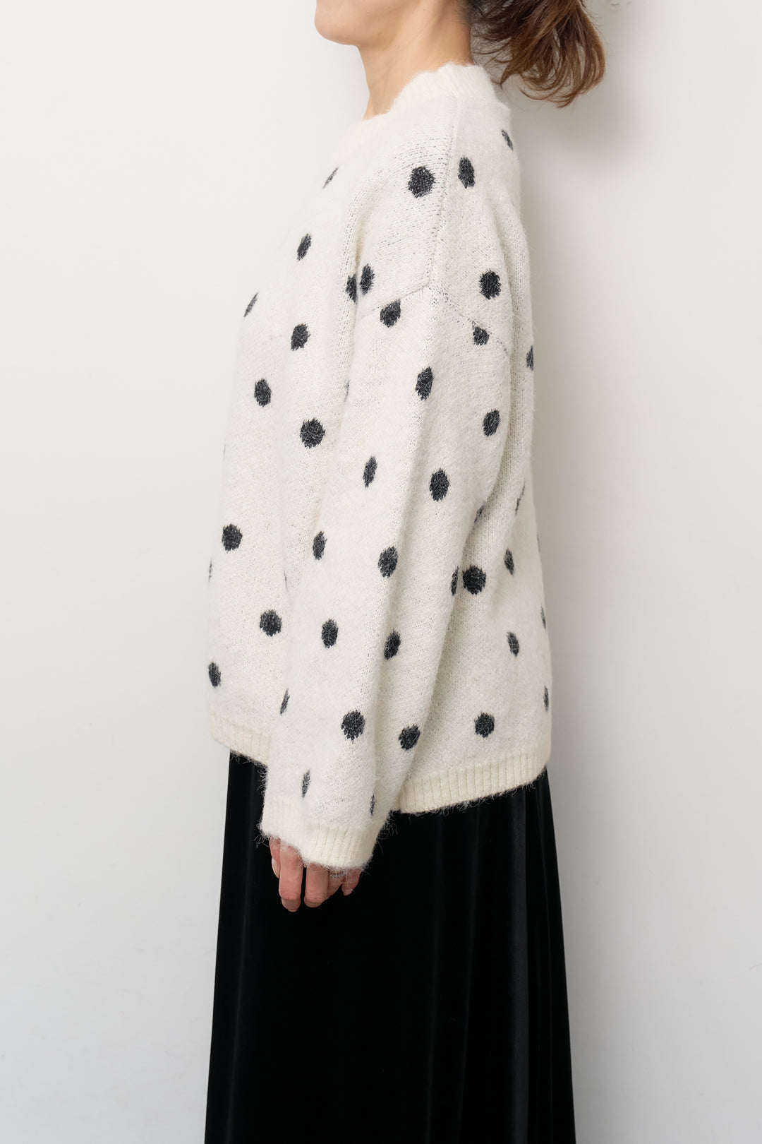 フラッフィードットニットプルオーバー