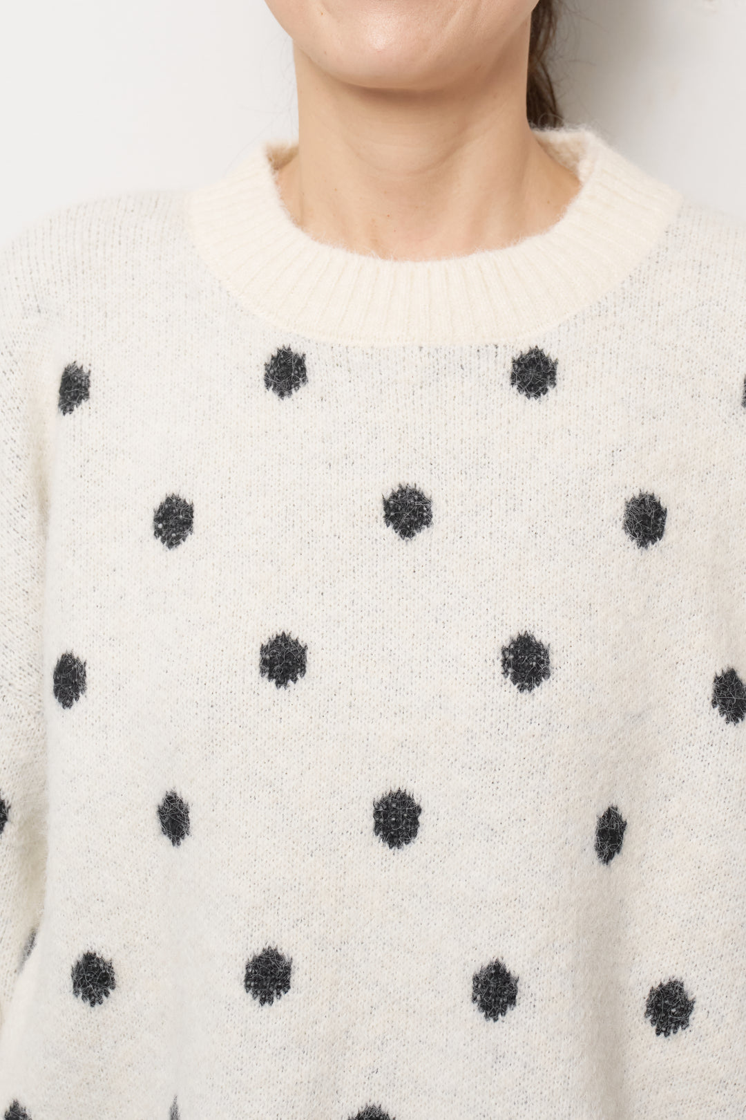 フラッフィードットニットプルオーバー