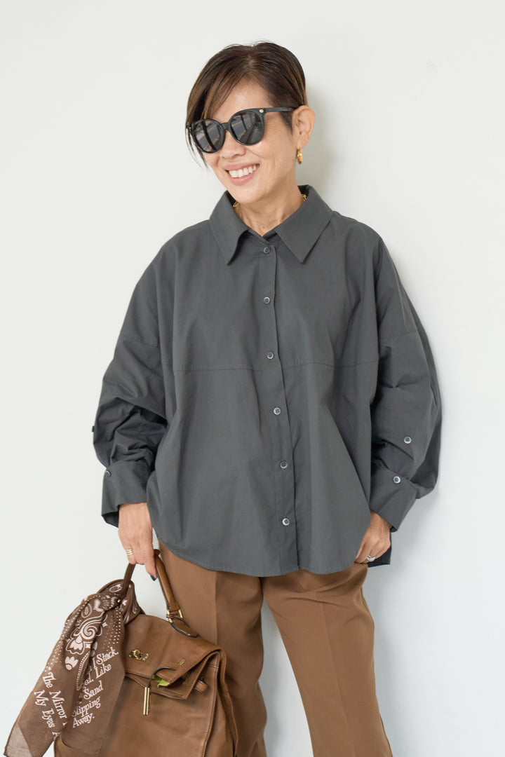 2WAYタックスリーブシャツ