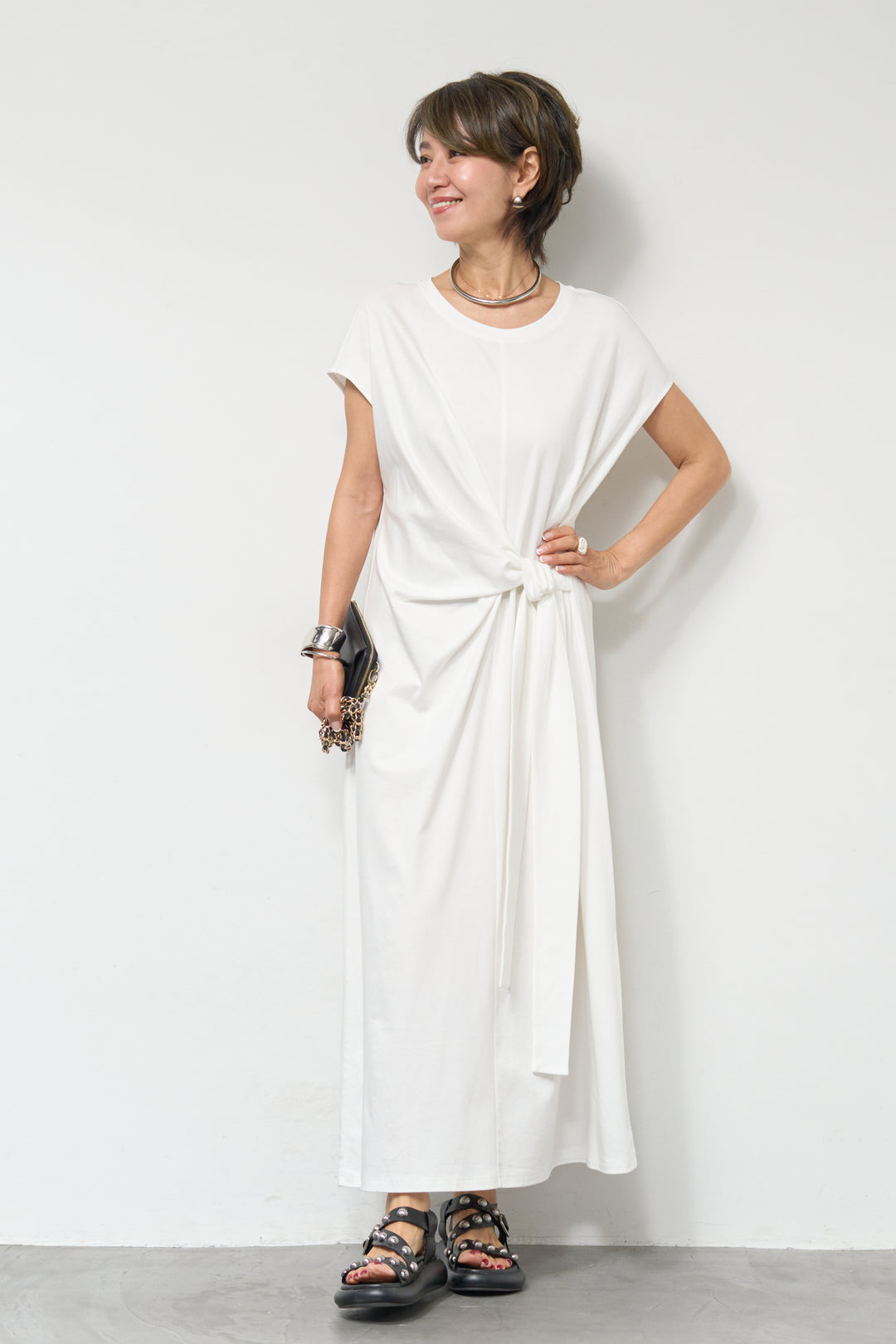 ツイストベルトワンピース