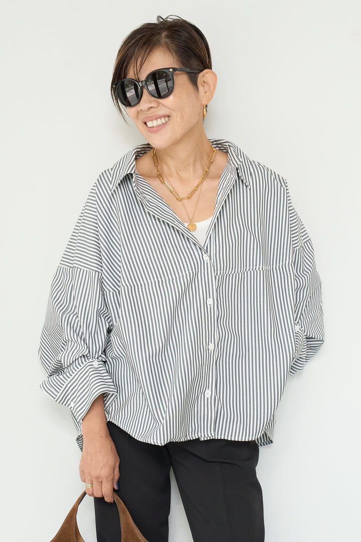 2WAYタックスリーブシャツ