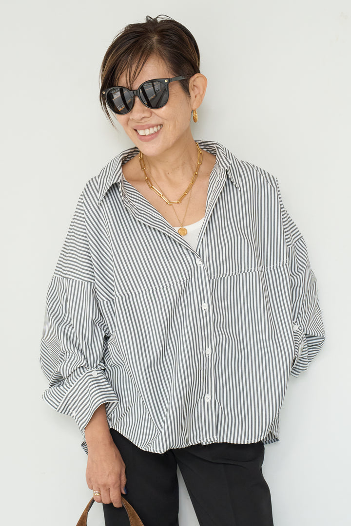 2WAYタックスリーブシャツ